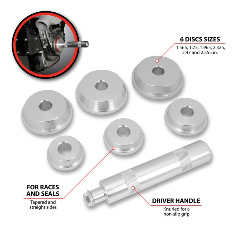 Performance Tool W83020 Bearing Race And Seal Driver Set,7-Piece - Image 2